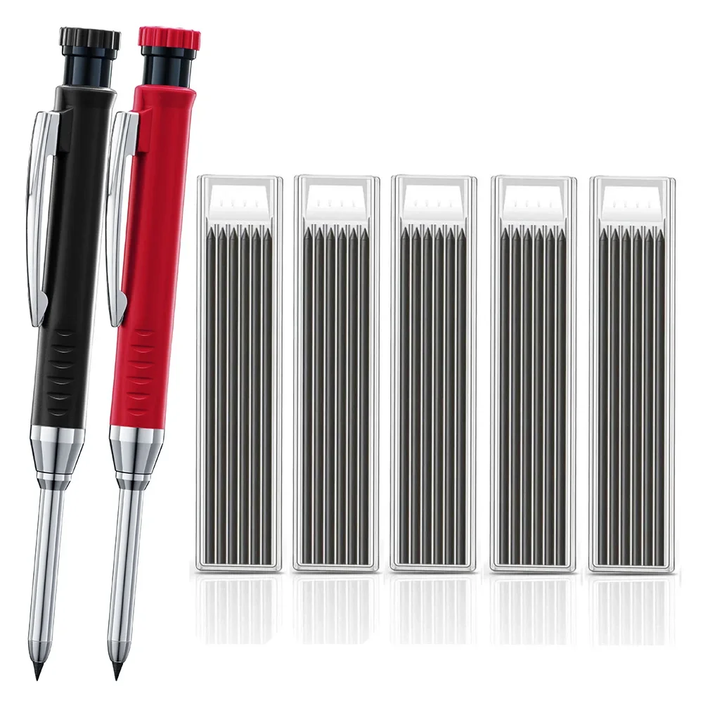 Solid Carpenter Mechanical Pencil with Sharpener - Image 30