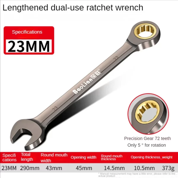Universal Torx Wrench Adjustable Torque 8-22mm Ratchet Spanner - Image 20