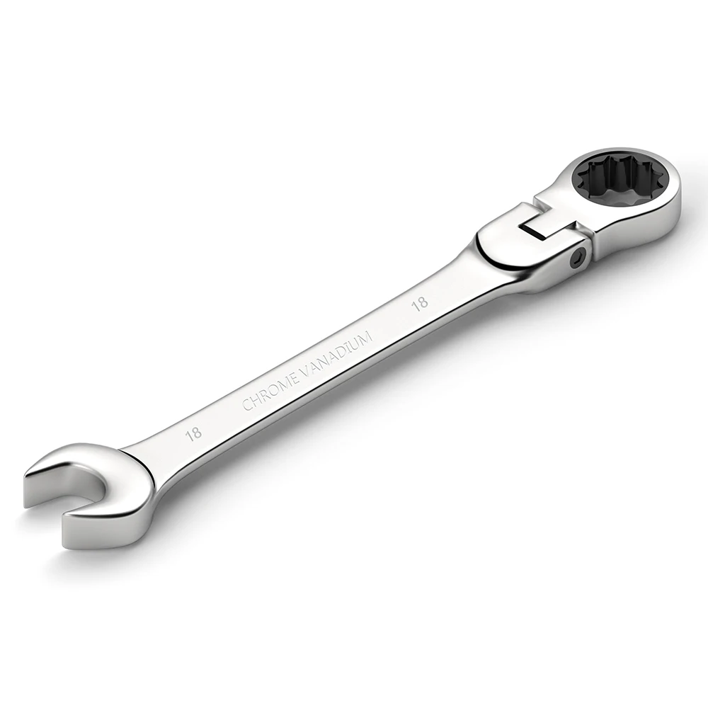 Ratcheting Combination Wrench Set, 6-23mm Metric Flex Head Ratcheting Wrench - Image 25