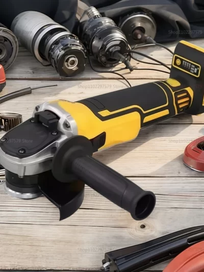 125mm brushless flat head angle grinder bare machine tool cutting machine 20V batteries