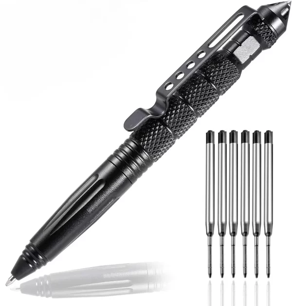 Military Tactical Pen, Professional Self Defense Pen, Emergency Glass Breaker Pen - Image 4