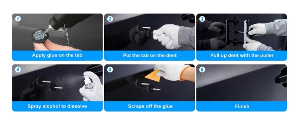 PDR Auto Paintless Body Dent Removal Kits Car Dent Repair Tools Automotive Dent Remover Suction Cup Dent Puller - Image 20