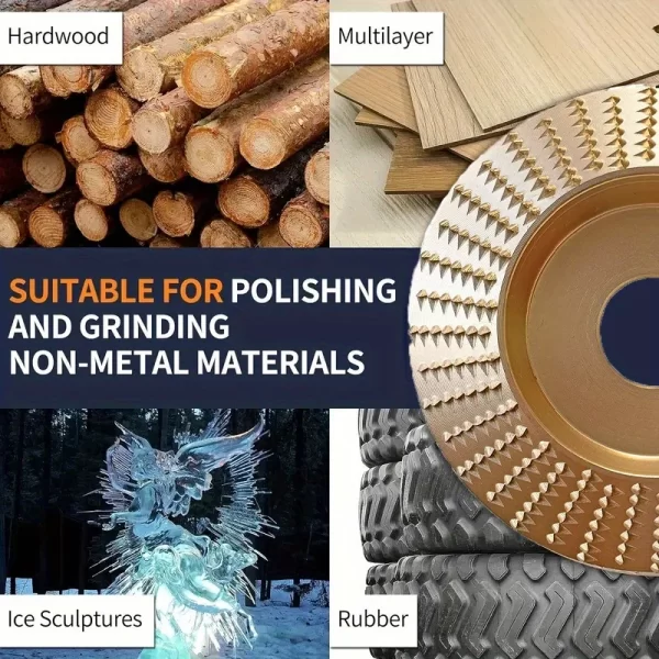 1/3pcs Woodworking Carving Wheel Polishing Wheel Versatile Sanding Disc Wood Shaping Tool Abrasive Disc - Image 5