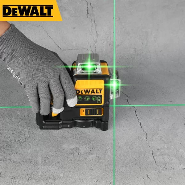 Dewalt DW089LG 12-Line Green Beam Laser Level - 360° 3-Side Coverage, 12V - Image 5