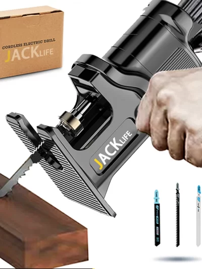 JANGKLIFE Screwdriver Conversion Head, Electric Drill to Electric Saw, Household Reciprocating Saw