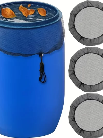 Rain Barrels Screen Water Bucket Covers,Rainwater Collector Tank Net Cover,Rain Water Collection