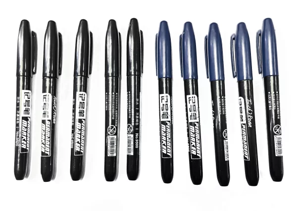 6 PCS Permanent Marker Pen Manga Drawing Markers Black Blue Red Waterproof - Image 7