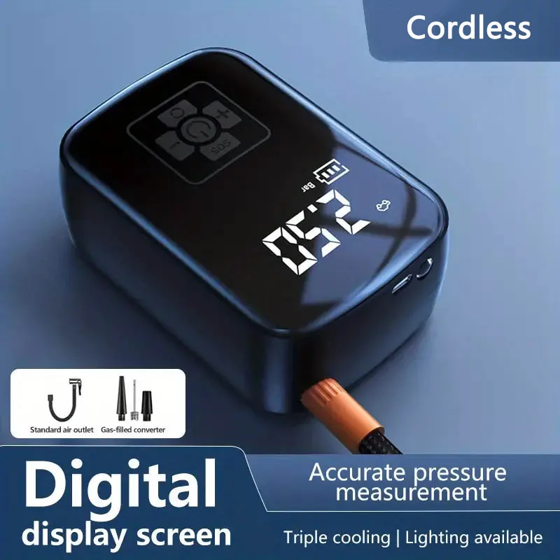 Car Tire Inflator Mini Air Compressor 12V 150PSI Portable Electric Air Pump - Image 7