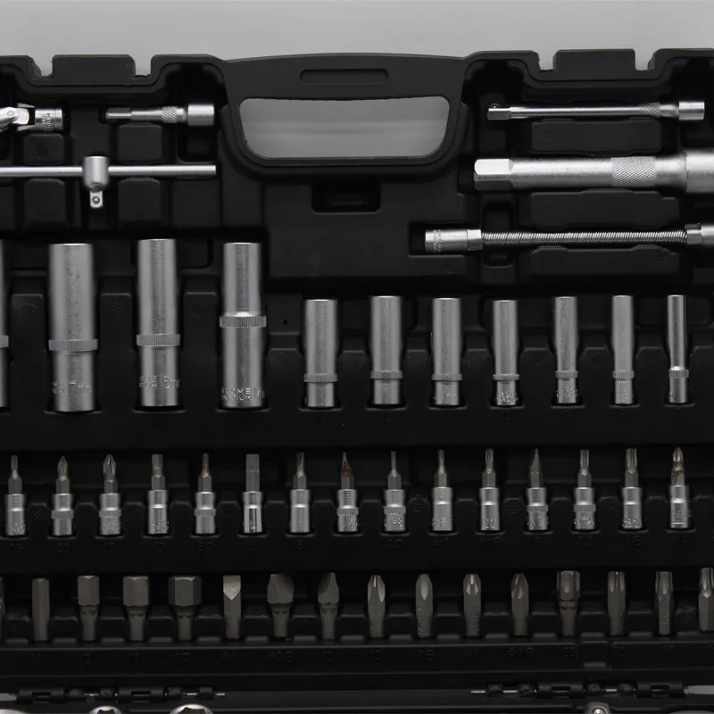 Heavy Duty 94 Pcs Tools Set for Mechanics Long Socket Mars Ratchet Handle Bits Extension Bar - Image 9