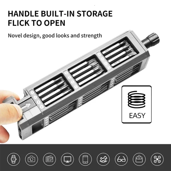 Precision Screwdriver Set 8 32 43 46 in 1 Torx Hex Phillips Magnetic Screwdriver Bit Phone Watch Laptop Mini Repair Tool Set - Image 3