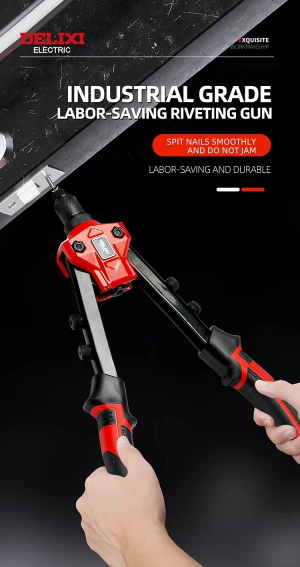 DELIXI ELECTRIC Rivet Gun，Manual Professional Pull Gun High Lever - Image 9