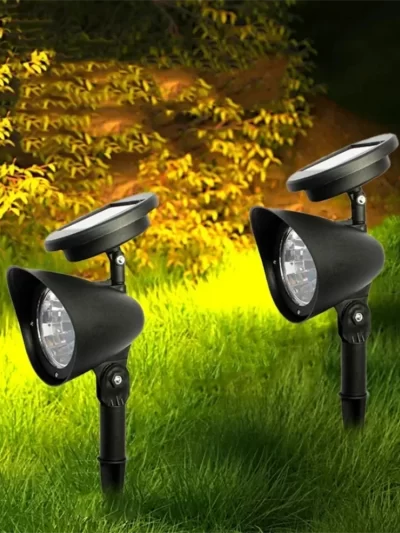 Outdoor Led Solar Spotlight Garden Lights Landscape Decoration IP65 Waterproof