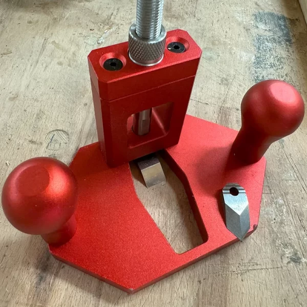 1Pc Router Plane Carpentry Handheld Grooving Planer Tool for Cutting Grooves Mortise with 2pc Blade