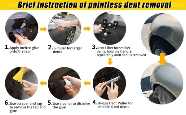 PDR Auto Paintless Body Dent Removal Kits Car Dent Repair Tools Automotive Dent Remover Suction Cup Dent Puller - Image 27