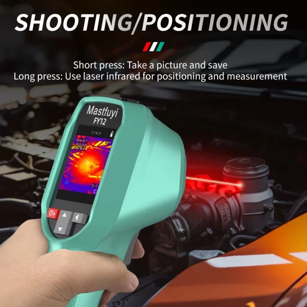 MASTFUYI FY12 Handheld Thermal Imager -20~550°C 15 False Color Non-contact Temperature Measurement 50×50° - Image 14