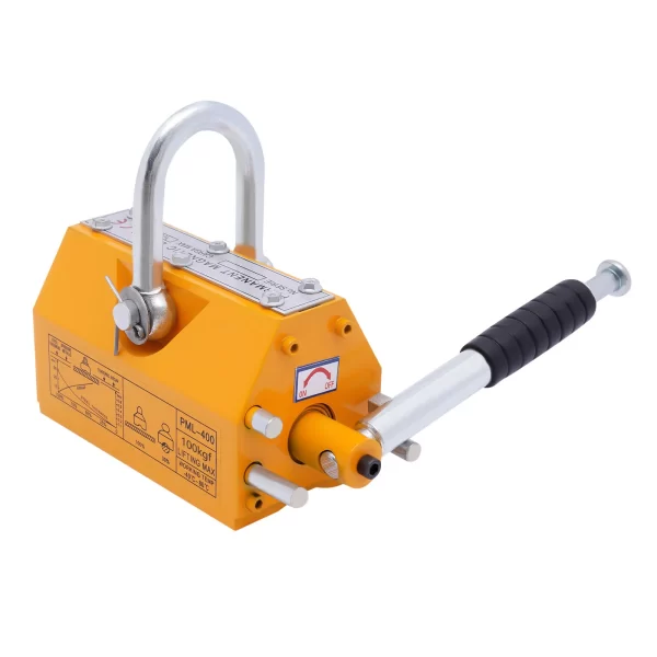 Steel Magnetic Lifter 220 LB Metal Lifting Magnet 100 KG Magnetic Lift Hoist Shop Crane(100KG) - Image 5
