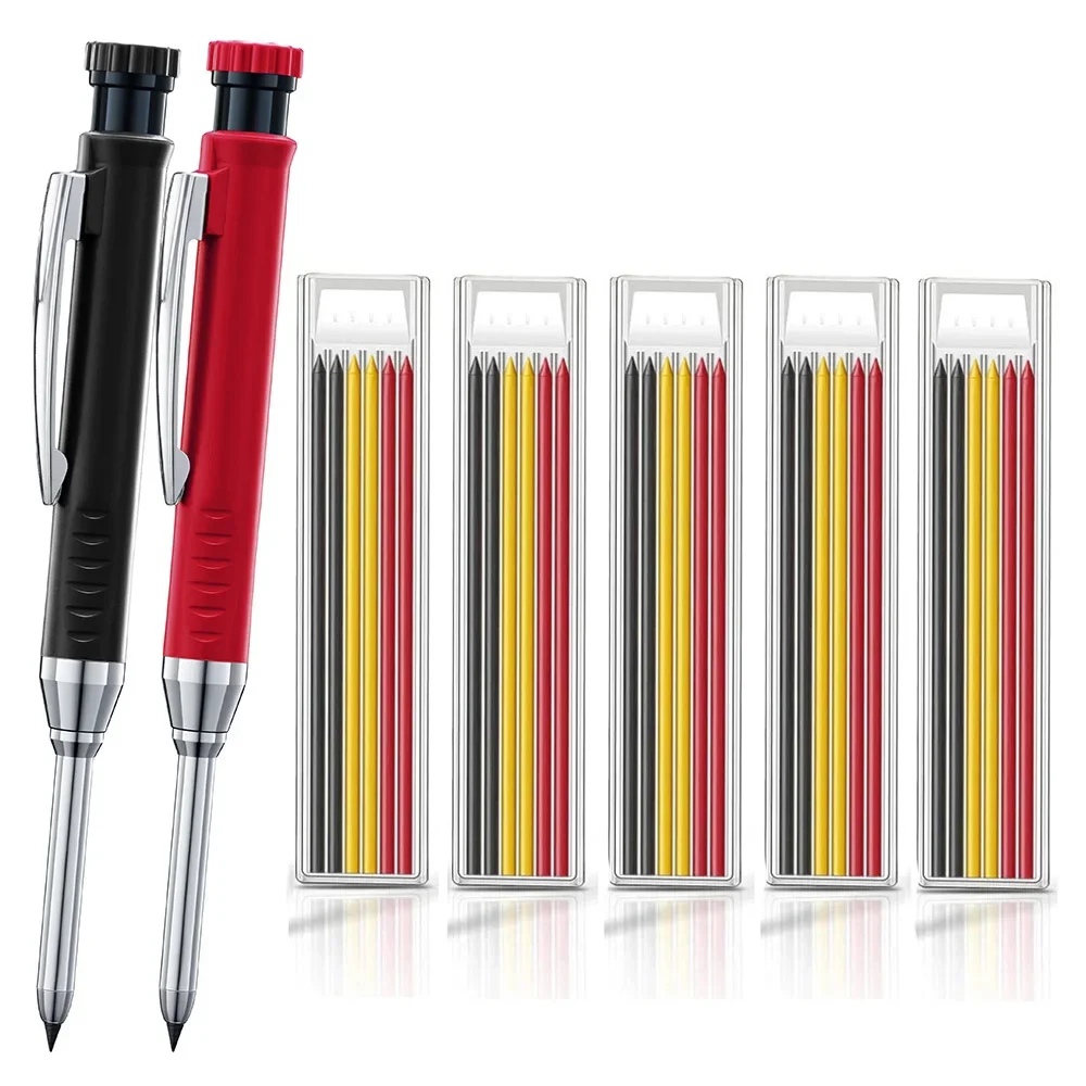 Solid Carpenter Mechanical Pencil with Sharpener - Image 9