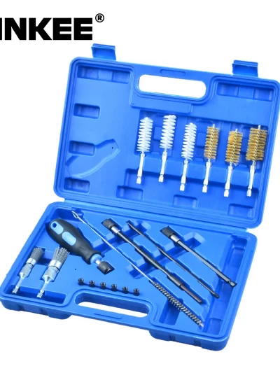 Universal Injector Seat Cleaning Set Cleaning Diesel Injectors cleaner Tool