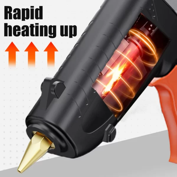 Hot Melt Glue Gun 11mm Glue Sticks Industrial DIY Electrothermal Glue Gun - Image 4