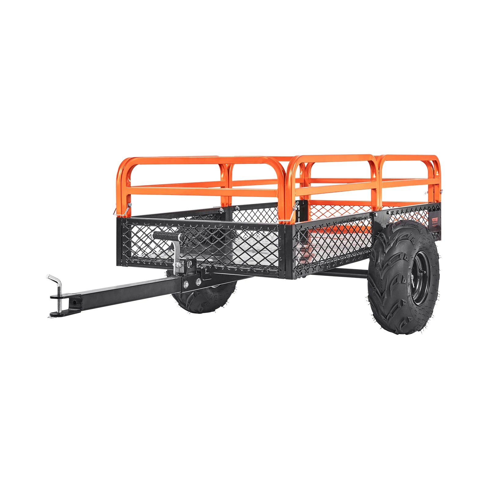 SucceBuy Heavy Duty Steel ATV Dump Trailer Tow Behind Dump Cart