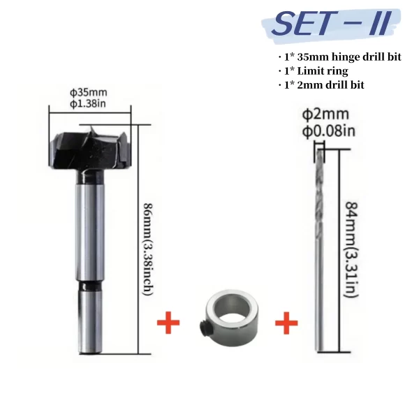 Woodworking Upgrade 35mm Concealed Hinge Jig Kit Hinge Boring Jig Drilling Guide Locator for Face Frame Cabinet Cupboard Tools - Image 7