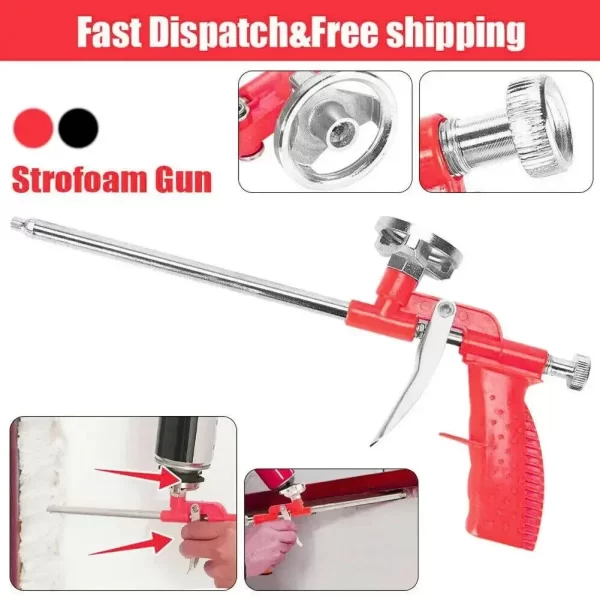 Foam Expanding Spray Gun Foaming Jet Glue Gun Metal Polyurethane Trigger Sprayer Pump - Image 5