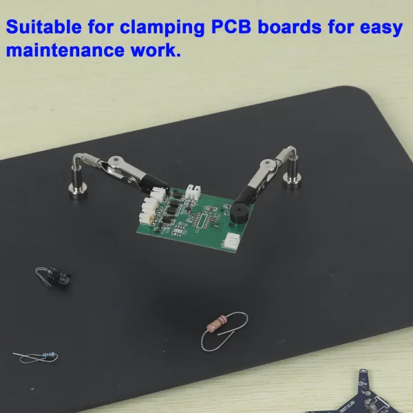 NEWACALOX Magnetic Mini Soldering Flexible Arm PCB Circuit Board Holder Soldering - Image 34