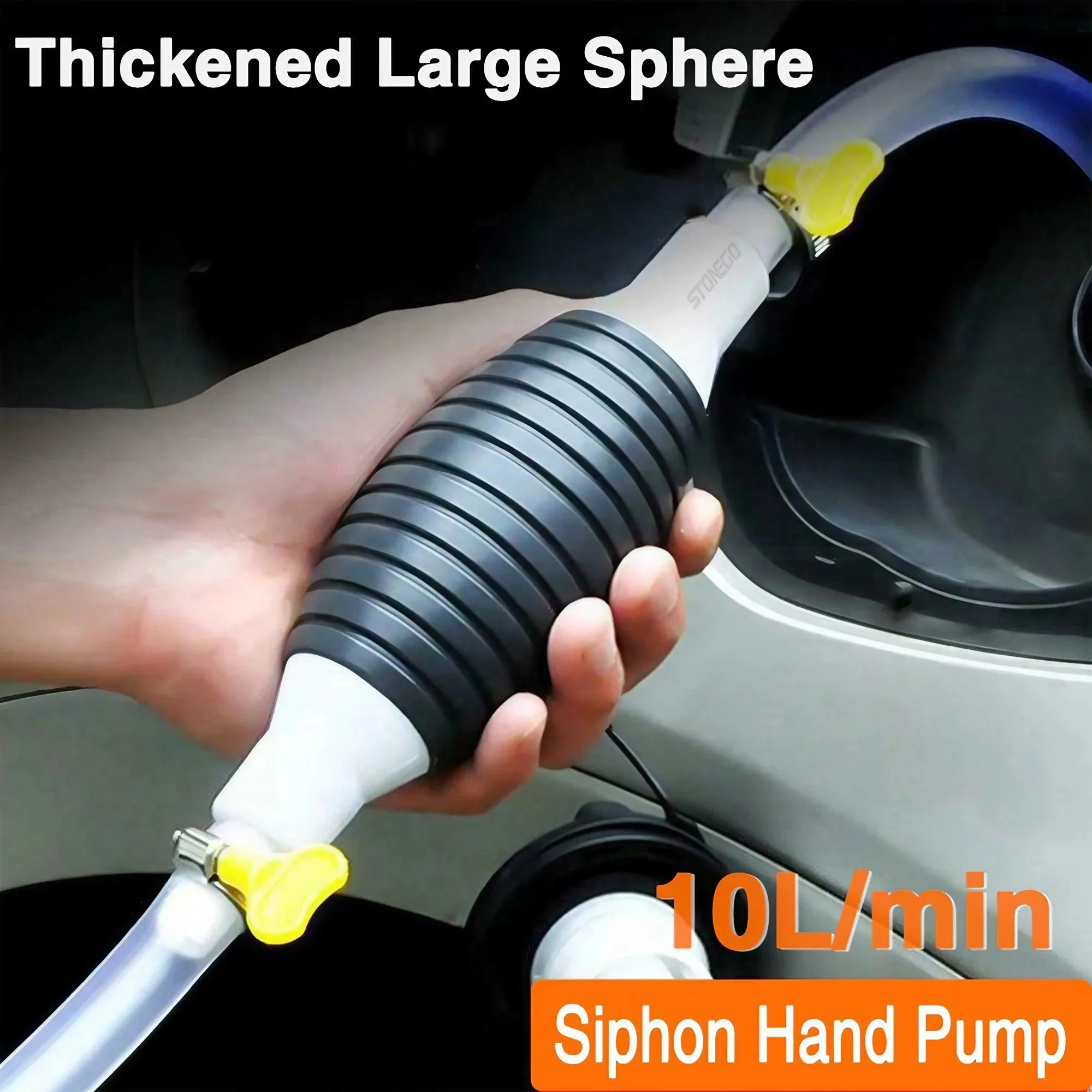 Car Fuel Gas Hand Primer Manual Pump Fuel Line Pump Fuel Pumps - Image 2
