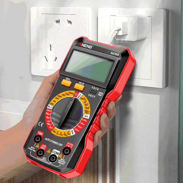 ANENG SZ305 Digital Multimeter Professional AC/DC Voltage Ammeter Capacitor hFE Triode NCV Voltage Induction Electrician Tester - Image 11