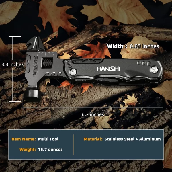 Multi Functional Adjustable Open-end Wrench Combination Universal Folding Pliers EDC Tool - Image 4