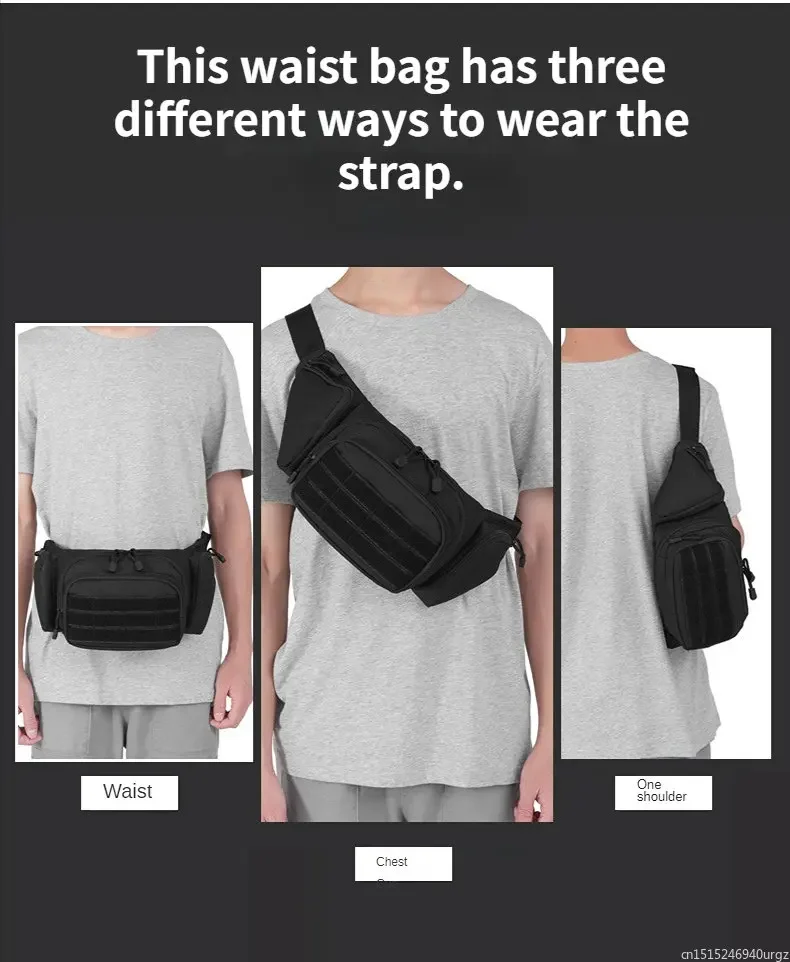 Tactical Waist Pack Outdoor Hiking Waist Bag Running Sports Functional - Image 6