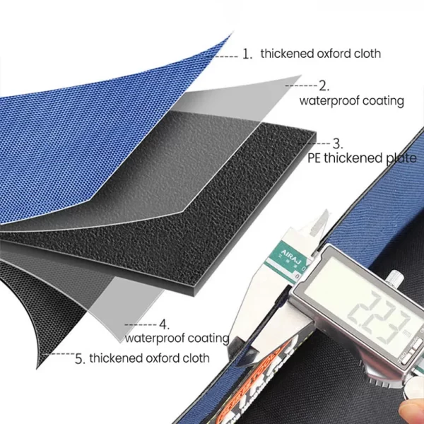 AIRAJ Multifunctional Tool Bags 1680D Oxford Cloth Electrician Bags Waterproof - Image 15