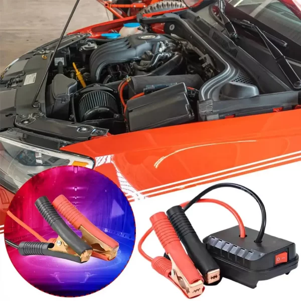 Car Lithium Battery Converter Charger Clip Auto Igniter Jump Starter - Image 4
