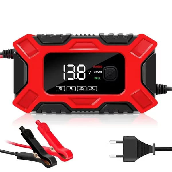 12V 6A Full Automatic Car Battery Charge Device Digital Pulse Repair Charger Intelligent Power Charger - Image 7