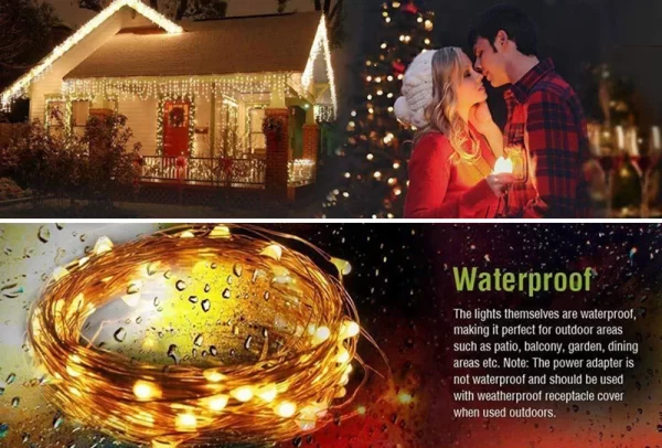 LED Solar Light Outdoor Garden Fairy String Light Led Twinkle Waterproof Lamp for Christmas Patio Tree - Image 11