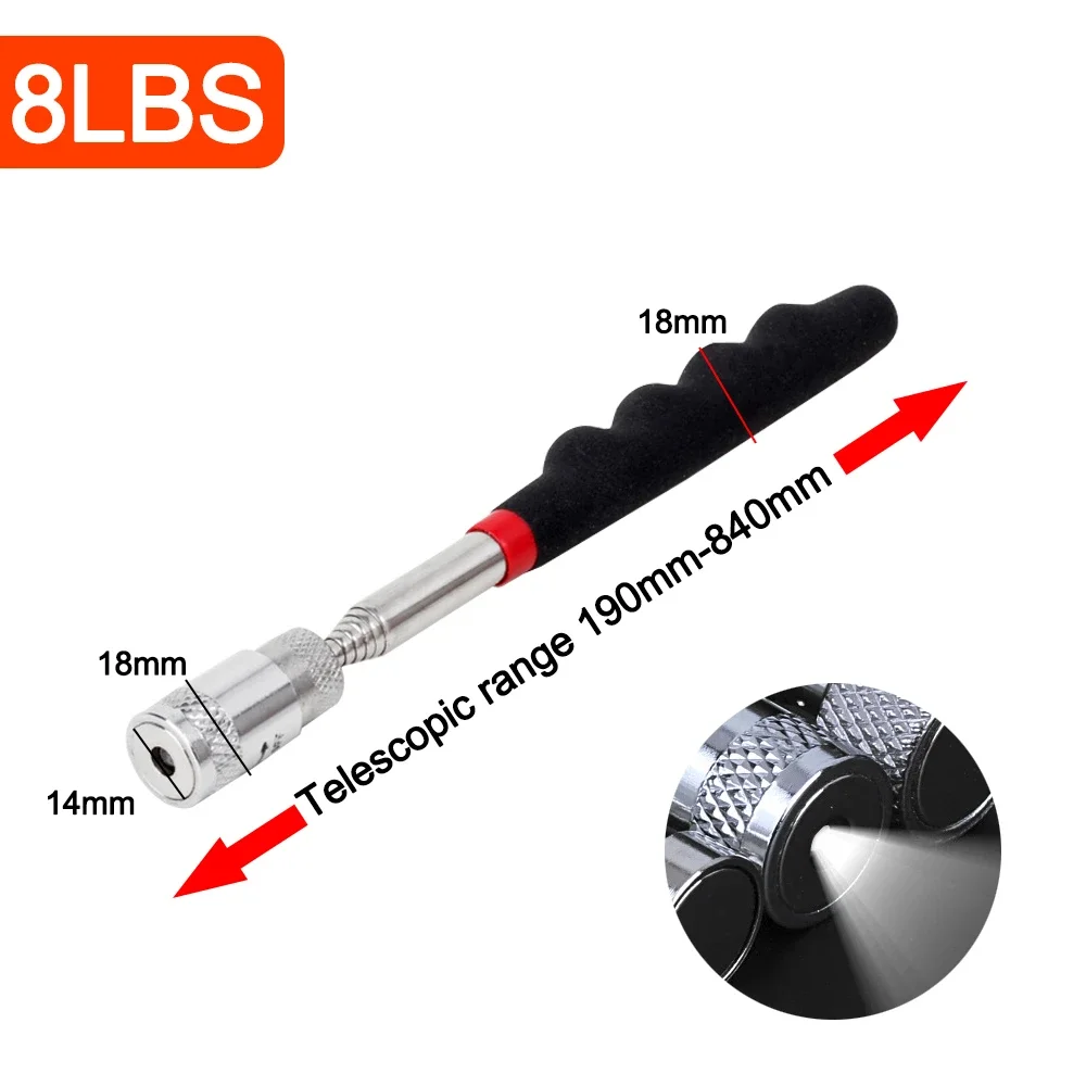 Telescopic Magnetic Pen Portable Metalworking Handy Tool Magnet Capacity - Image 8