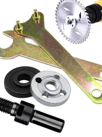 10mm Electric Drill Conversion Angle Grinder Connecting Rod for Cutting Disc Polishing Wheel Metals Handle Holder Adapter
