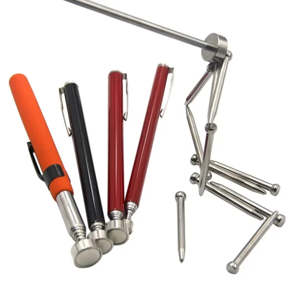 Magnetic Retractable Pickup Suction Iron Rod Portable Multifunctional Extractor Pen - Image 3