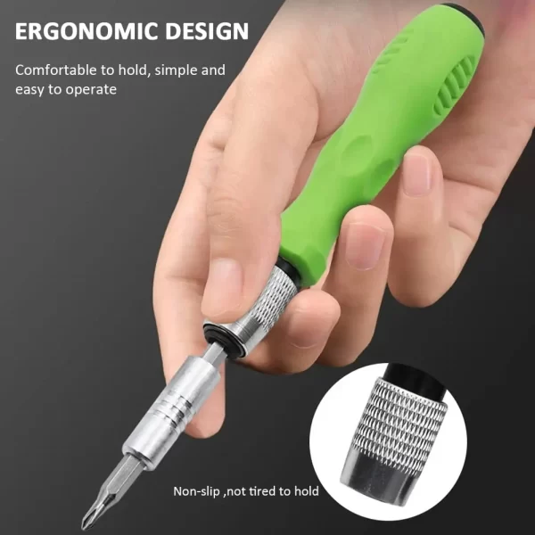 32 in 1 Multifunctional Screwdriver Set with 30 PCS Torx Phillips Magnetic Screw Driver Bits - Image 3