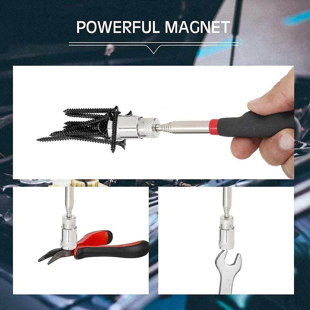 Telescopic Magnetic Pen Portable Metalworking Handy Tool Magnet Capacity - Image 13