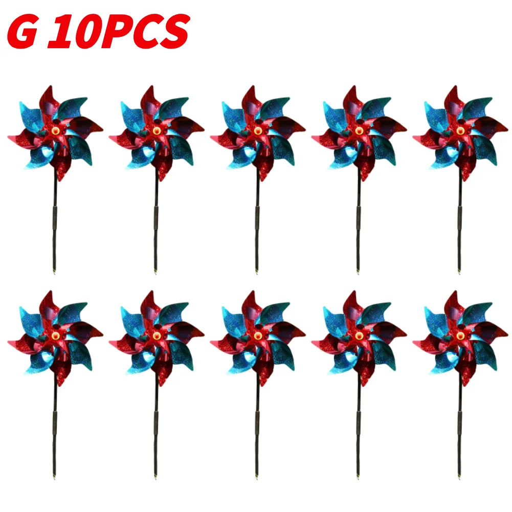 5/10PCS Bird Repeller Reflective Windmill Bird Repellent Anti Birds Windmill Spinner - Image 21