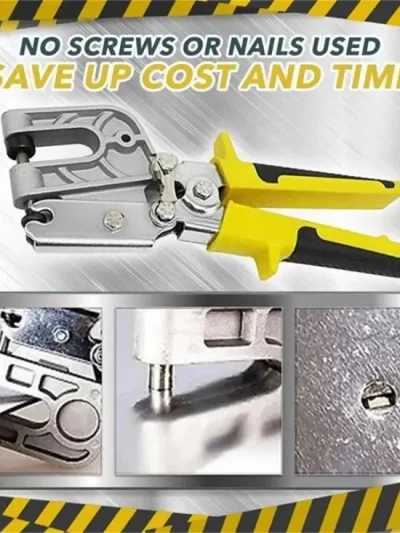 1PC Aluminum alloy ceiling punch pliers drywall plastering tools double-handed keel pliers