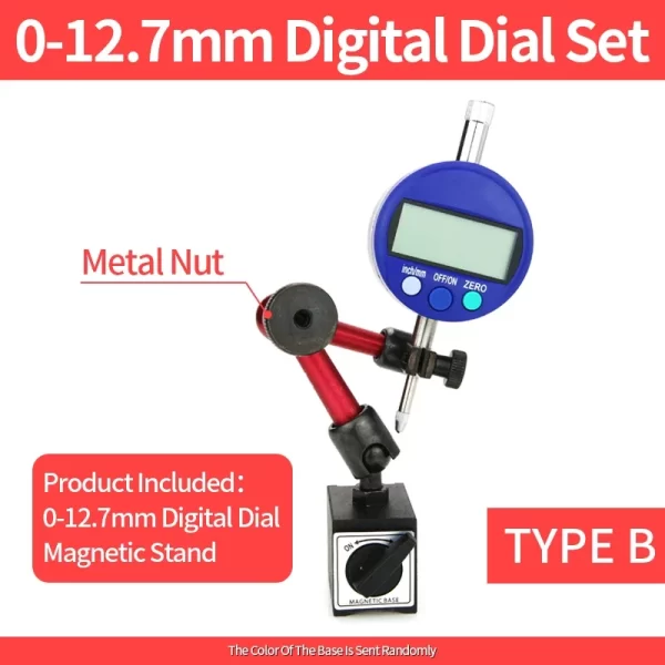 Dial Indicator Magnetic Holder Dial Bore Gauge Magnetic Stand Base Micrometer Measure Tools - Image 8