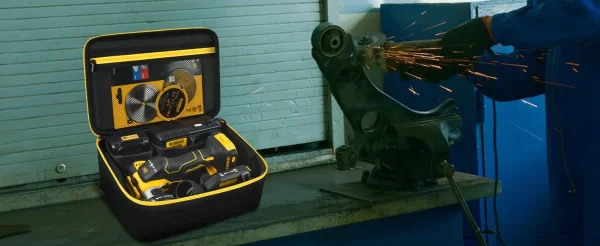 Compatible with DEWALT 20V MAX Cut Off Tool 3 in 1 Brushless (DCS438B), Storage bag case Carrying Holder Organizer (case only) - Image 12