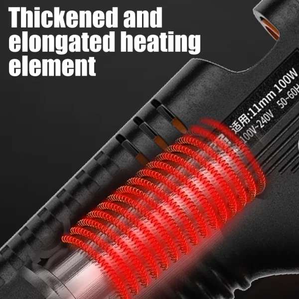 Hot Melt Glue Gun 11mm Glue Sticks Industrial DIY Electrothermal Glue Gun - Image 11