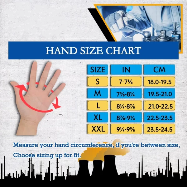 High Performance Multi-Purpose Light Duty Work Gloves For Men&Women Breathable & High Dexterity Touch Screen Excellent Grip - Image 6