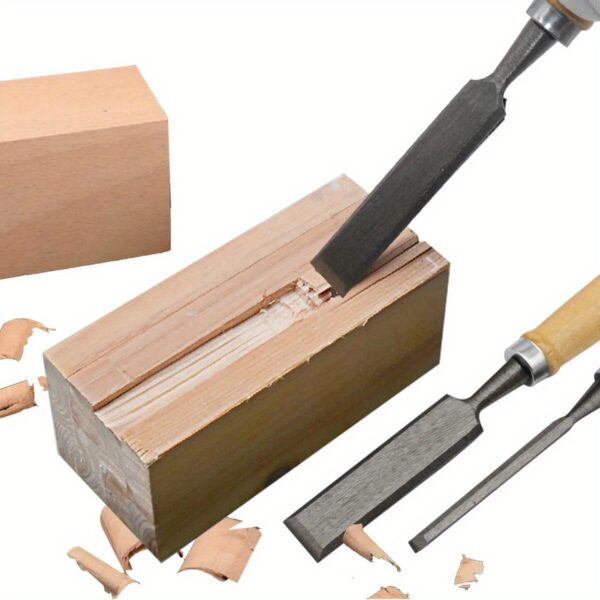 4Pcs Wood Carving Chisels Set Professional for Woodworking - 8/12/16/20mm Comfortable Beech Handle Wood Chisels - Image 11