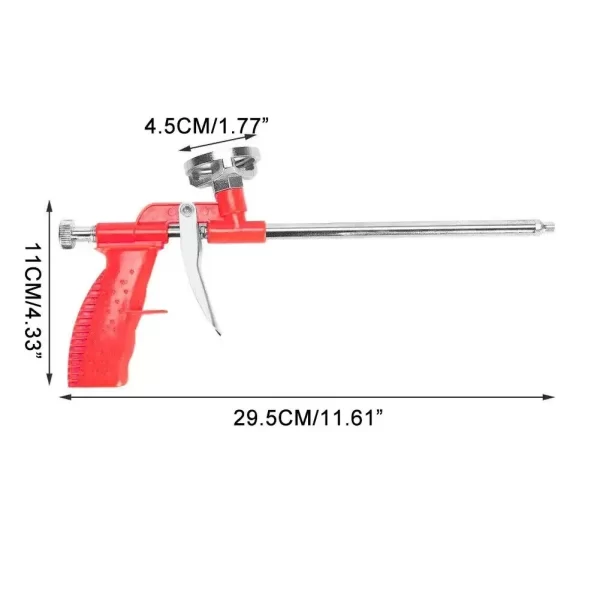 Foam Expanding Spray Gun Foaming Jet Glue Gun Metal Polyurethane Trigger Sprayer Pump - Image 10
