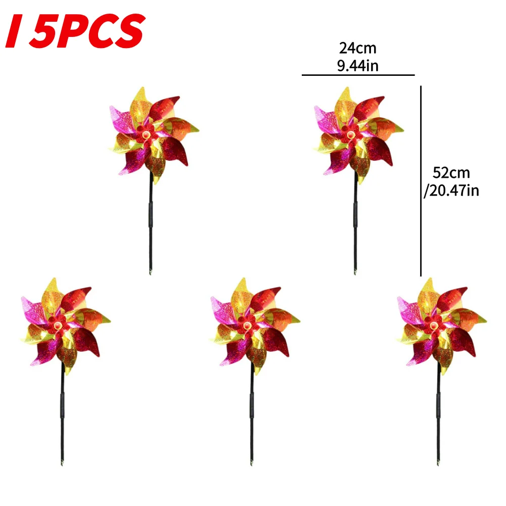 5/10PCS Bird Repeller Reflective Windmill Bird Repellent Anti Birds Windmill Spinner - Image 22