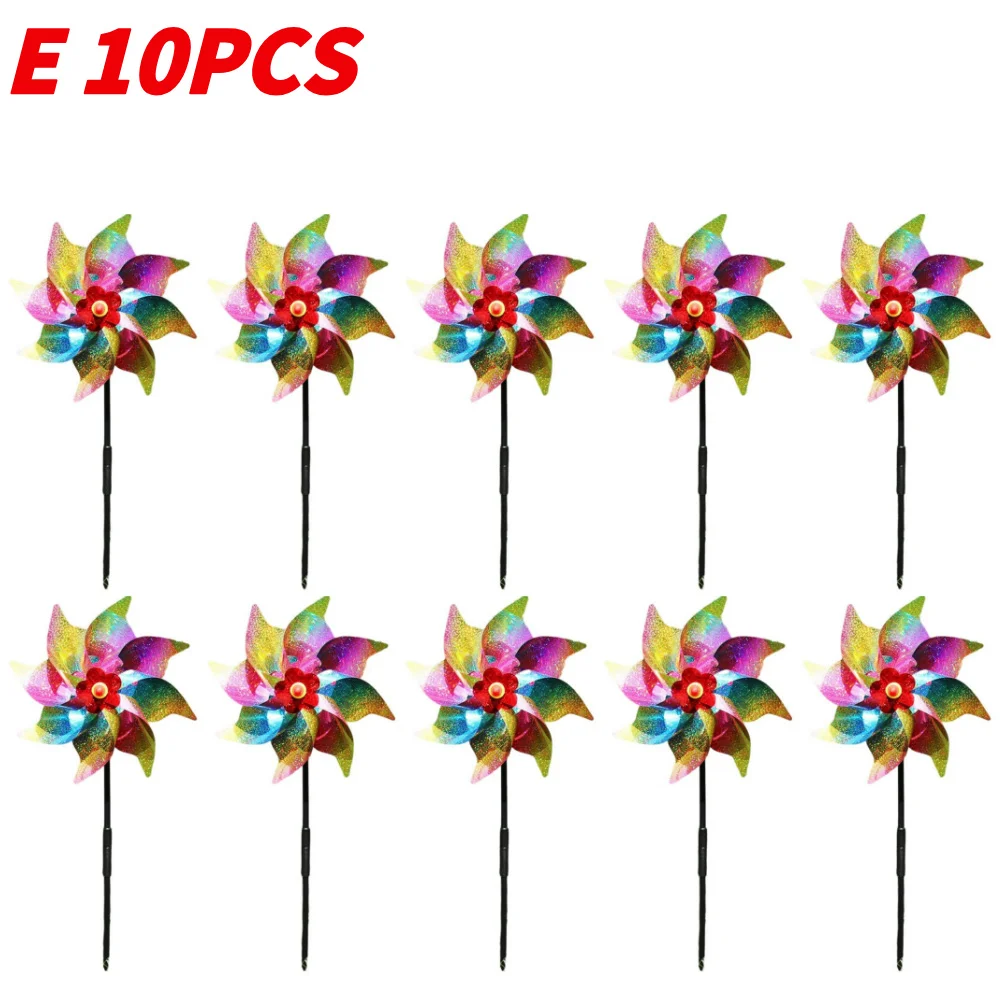 5/10PCS Bird Repeller Reflective Windmill Bird Repellent Anti Birds Windmill Spinner - Image 12